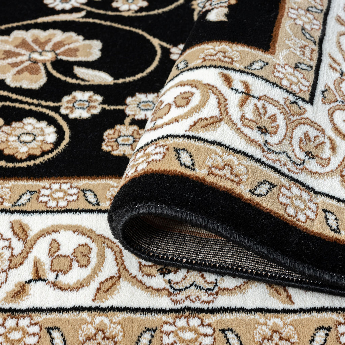 Estate 512 Black Traditional, Classic Rug
