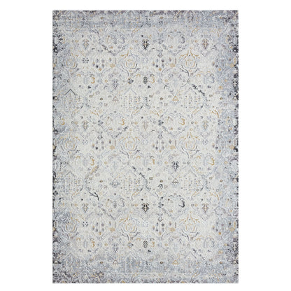 Easton 462 Silver Abstract, Transitional Rug