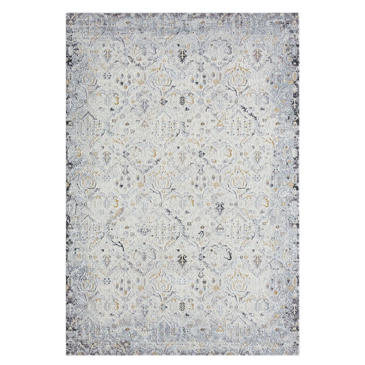 Easton 462 Silver Abstract, Transitional Rug
