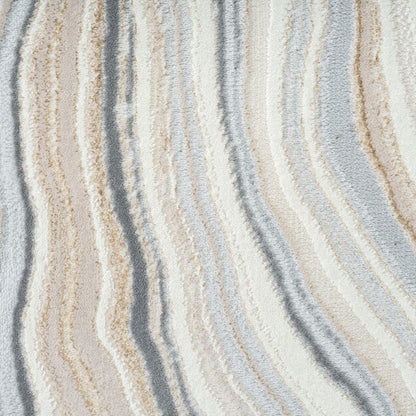 Amber 185 Stone Abstract, Geometric Rug