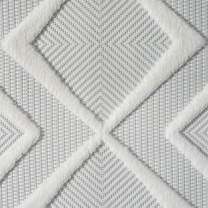Calm 417 Pearl Geometric Rug