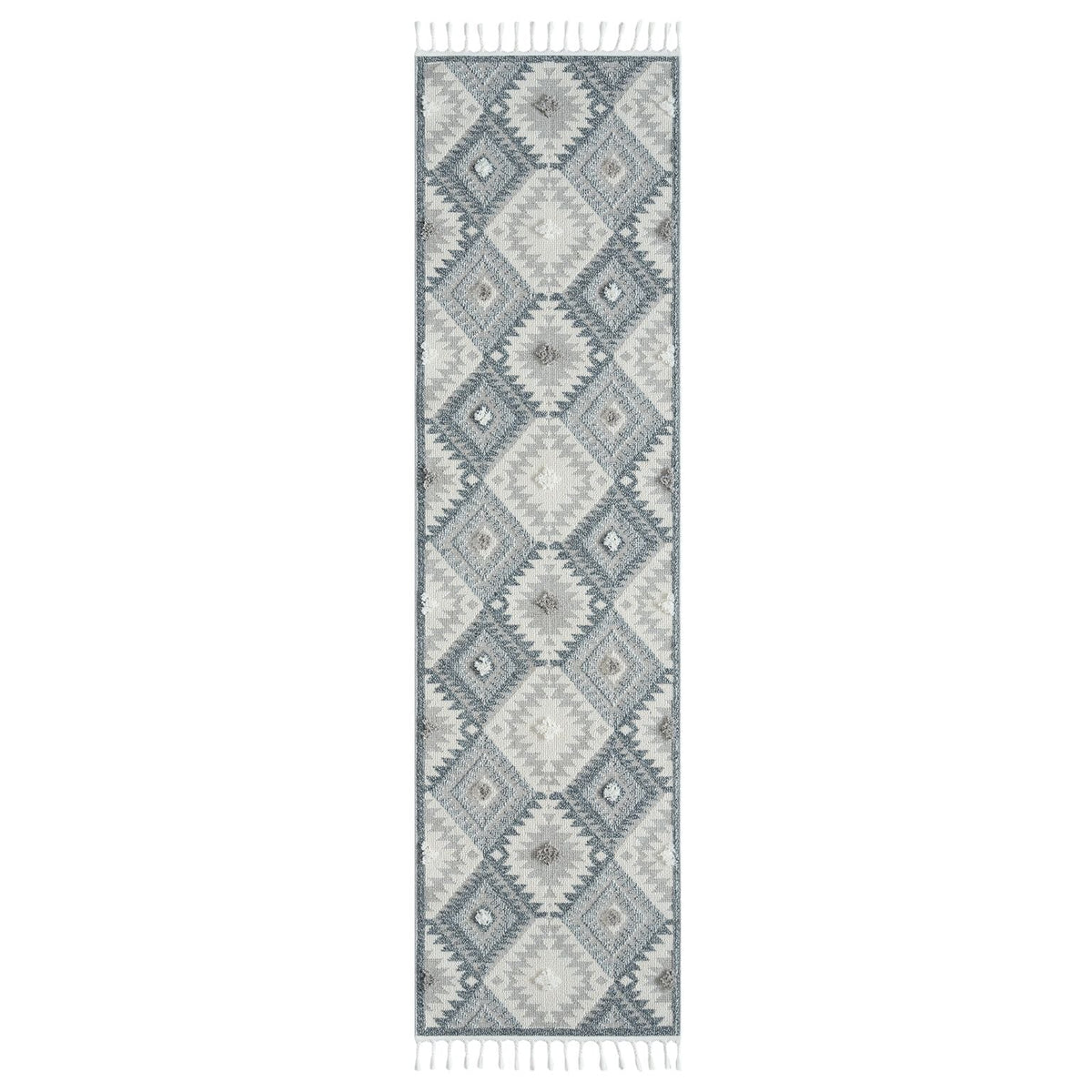 Cottage 543 Pebble Geometric Hallway Runner