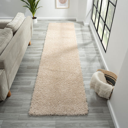 Fleecy 394 Fawn Shaggy Hallway Runner