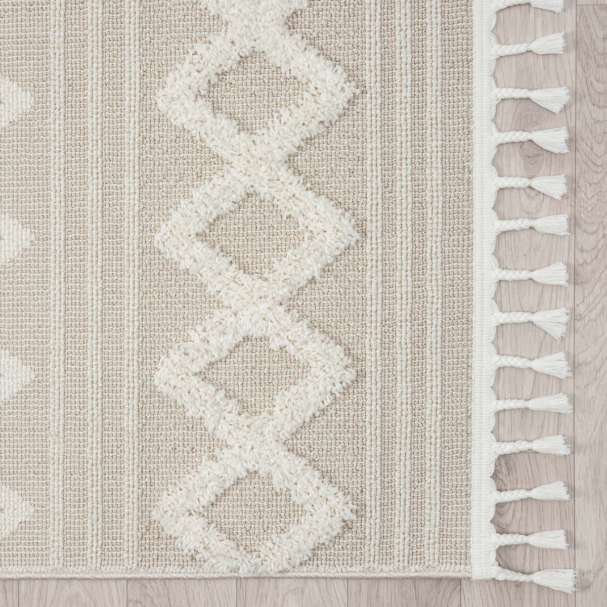 Cottage 542 Fawn Geometric Rug
