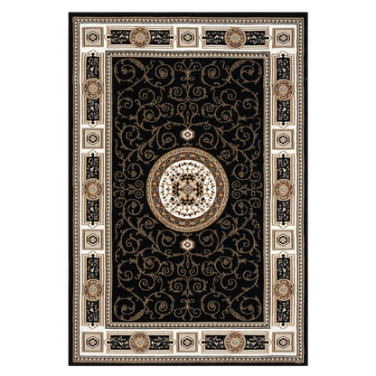 Estate 511 Black Traditional, Classic Rug