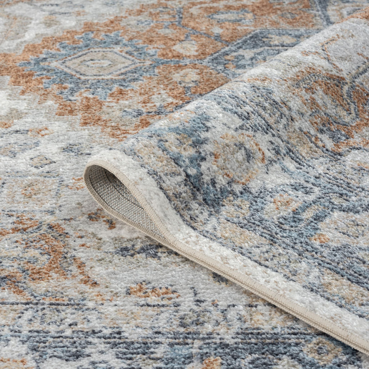 Easy 370 Aqua Transitional Hallway Runner