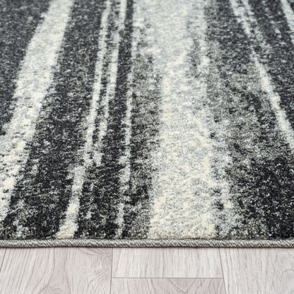 Astor 481 Charcoal Abstract Rug