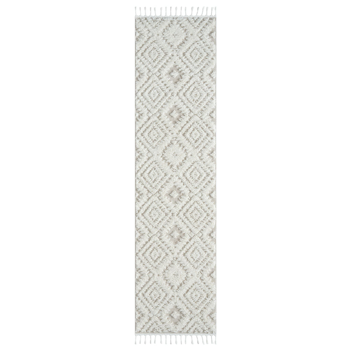 Cottage 548 Sand Geometric Hallway Runner