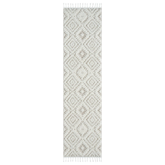 Cottage 548 Sand Geometric Hallway Runner