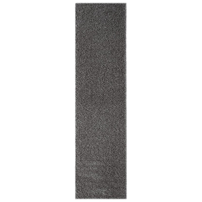 Fleecy 395 Ash Shaggy Hallway Runner