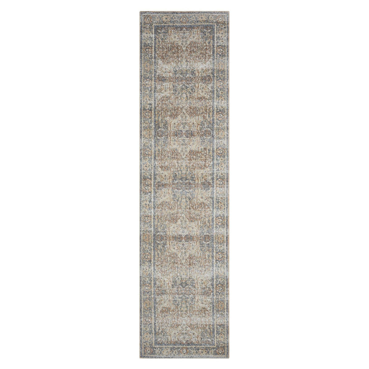 Easy 364 Coral Transitional Hallway Runner
