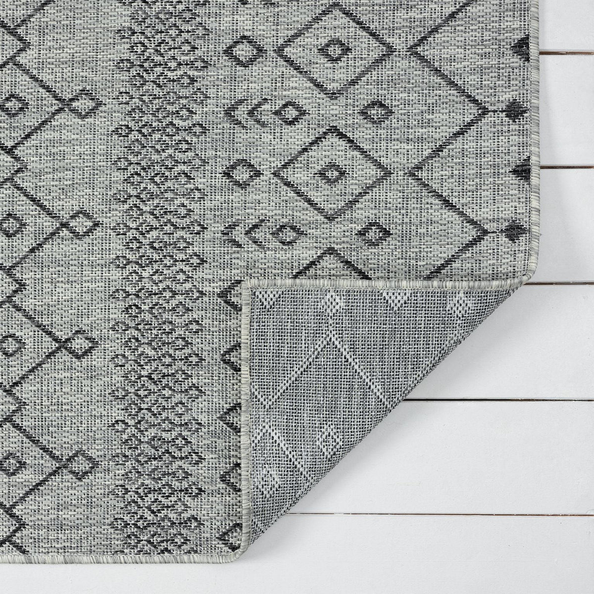 Alfresco 423 Lava Indoor Outdoor Indoor/Outdoor, Flatweave Hallway Runner