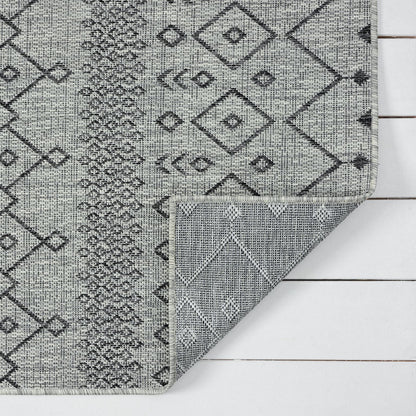 Alfresco 423 Lava Indoor Outdoor Indoor/Outdoor, Flatweave Hallway Runner