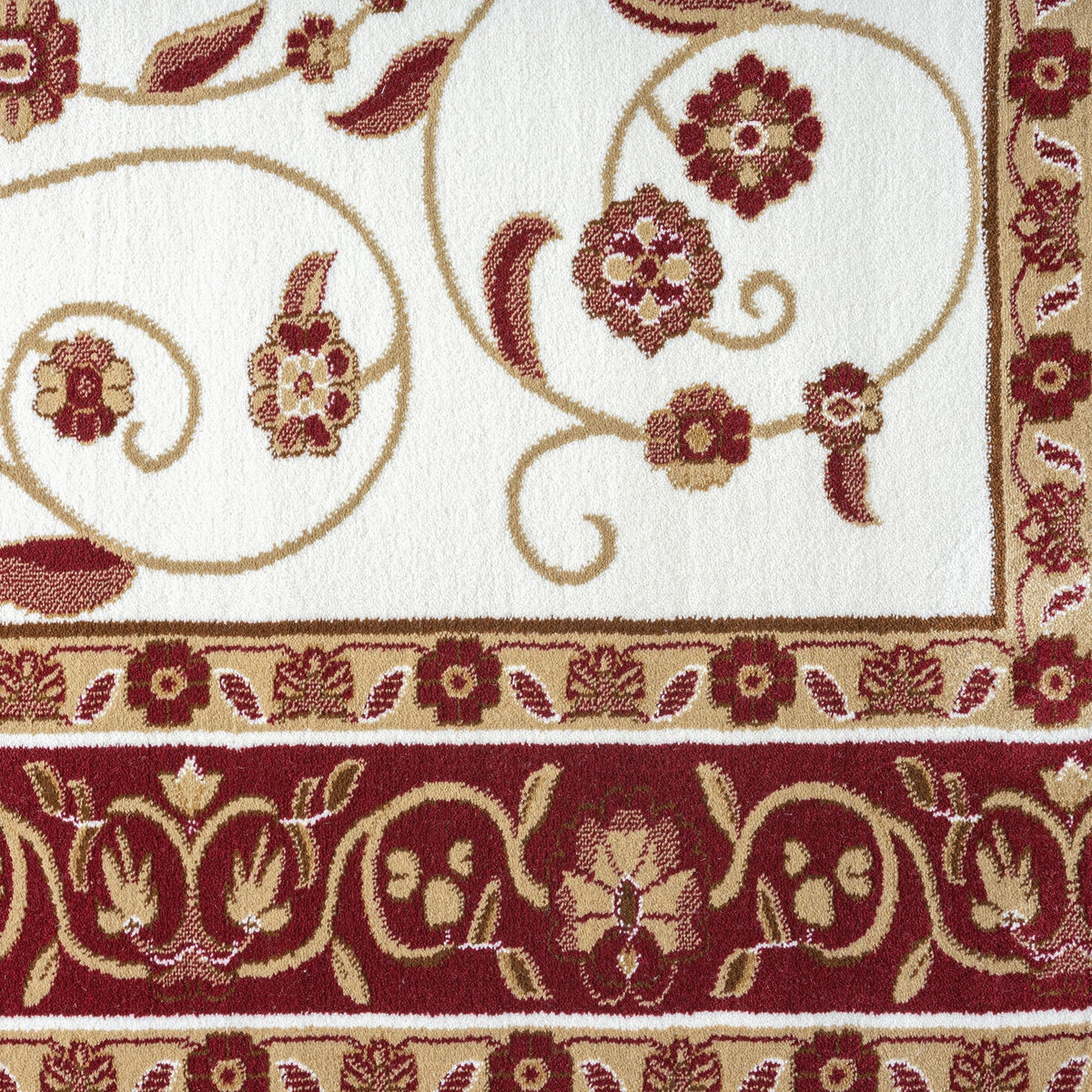 Estate 512 Cream Traditional, Classic Hallway Runner