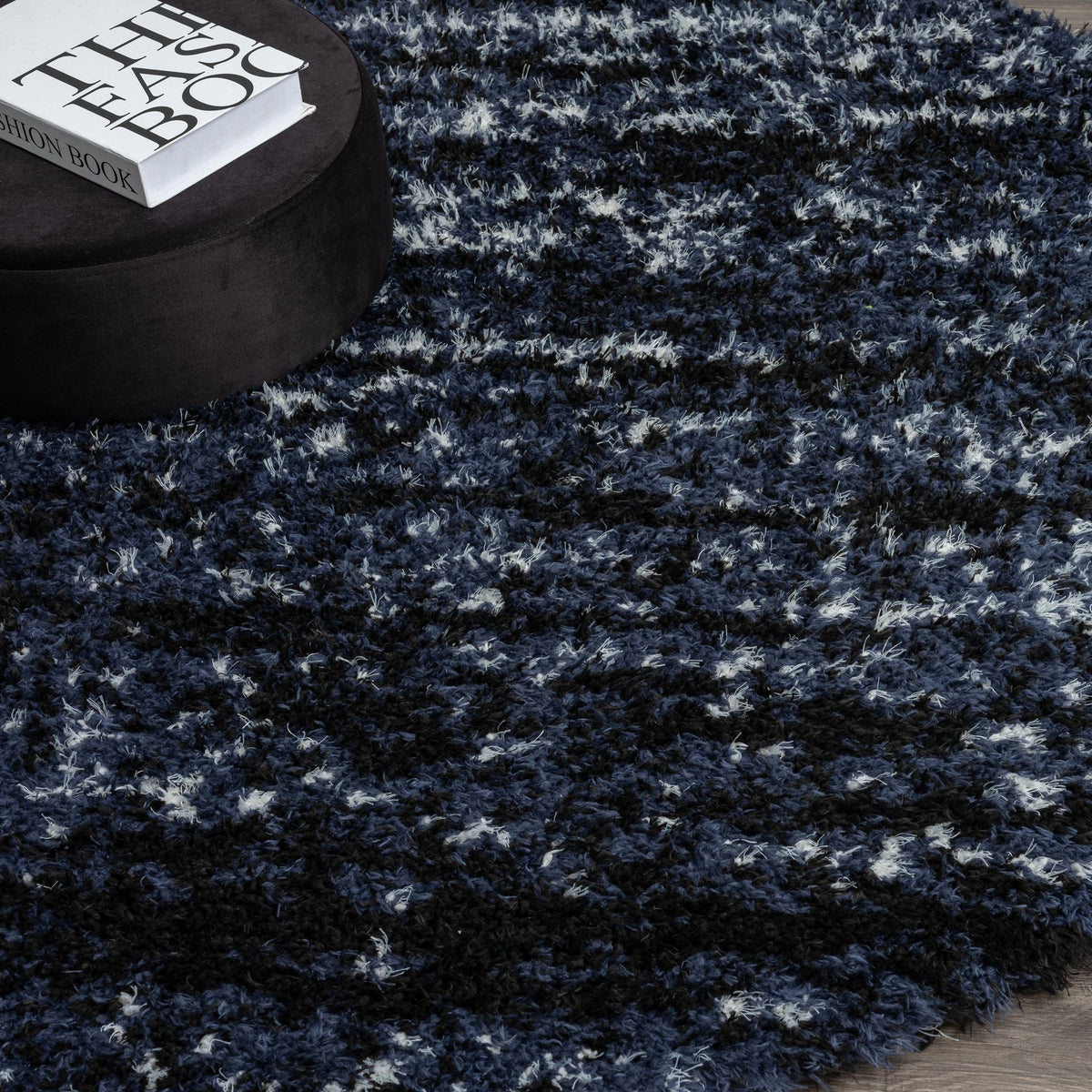 Plushy 386 Lava Shaggy Round Rug