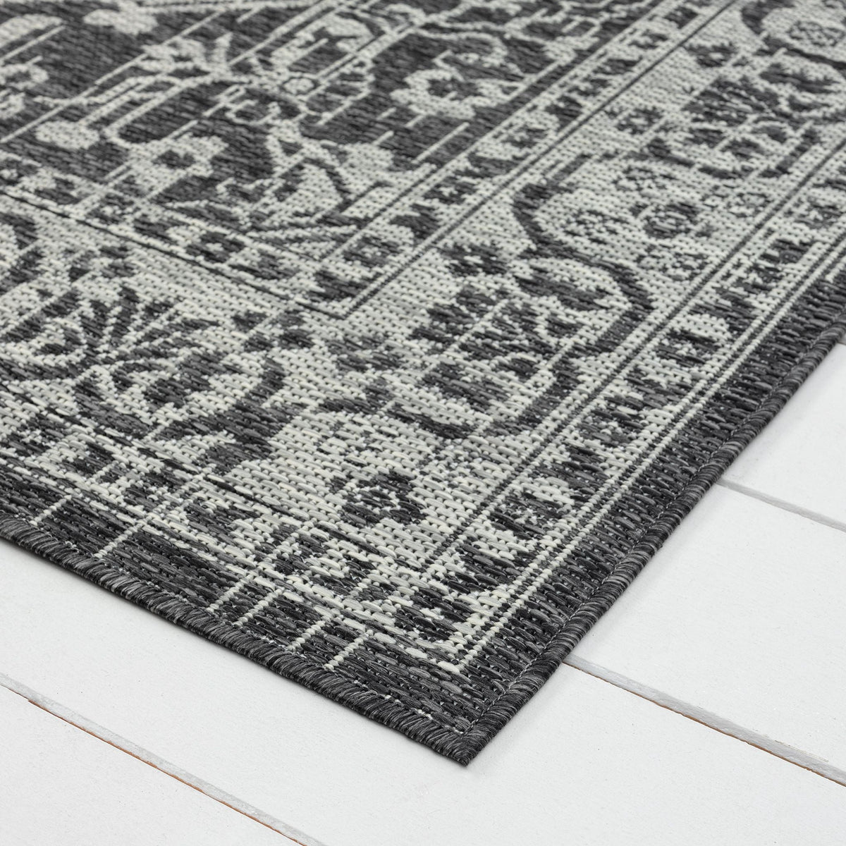 Alfresco 424 Slate Indoor Outdoor Indoor/Outdoor, Flatweave Rug