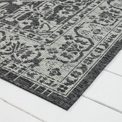Alfresco 424 Slate Indoor Outdoor Indoor/Outdoor, Flatweave Rug