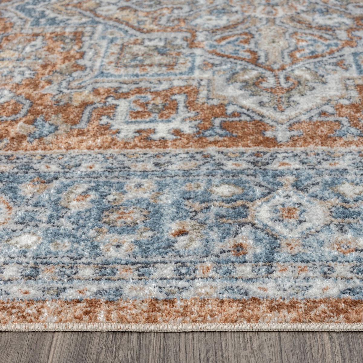Easy 366 Indigo Transitional Hallway Runner