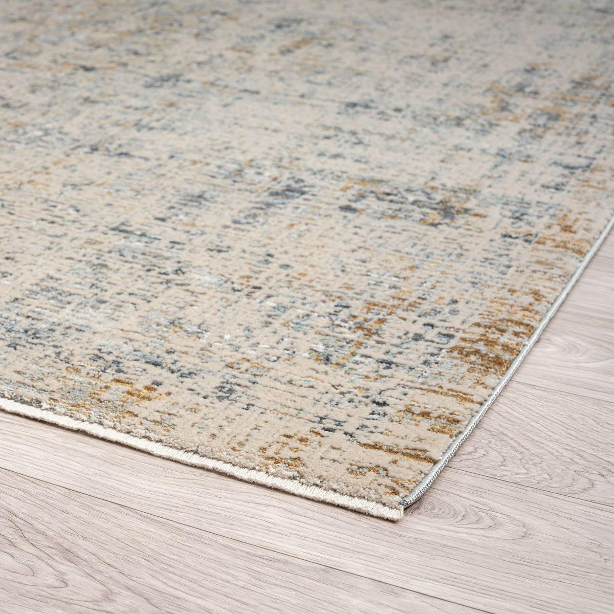 Aubrey 6738 Sand Abstract, Traditional Hallway Runner