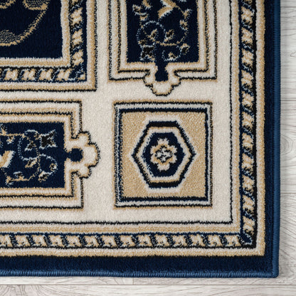 Estate 511 Navy Traditional, Classic Rug