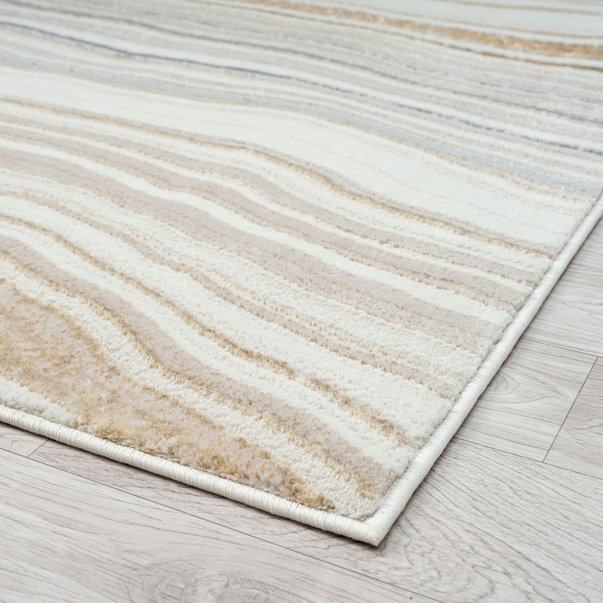 Amber 185 Stone Abstract, Geometric Rug