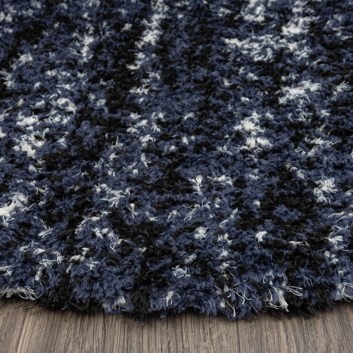 Plushy 386 Lava Shaggy Round Rug