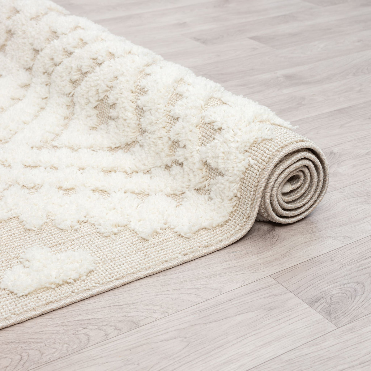 Cottage 548 Sand Geometric Hallway Runner