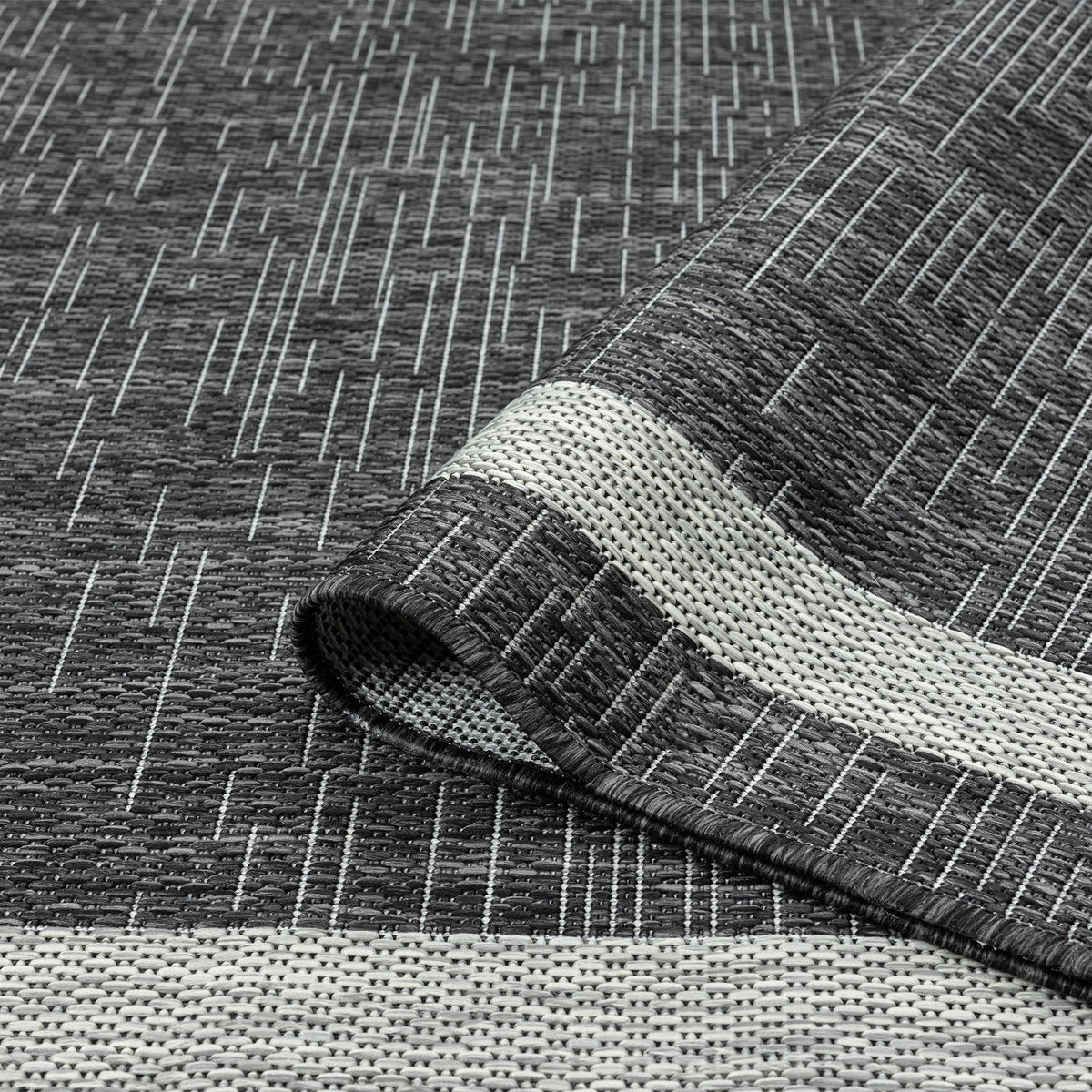 Alfresco 426 Shadow Indoor Outdoor Indoor/Outdoor, Flatweave Hallway Runner