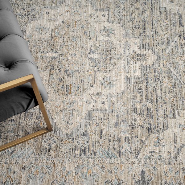 Aubrey 6753 Taupe Abstract, Traditional Rug