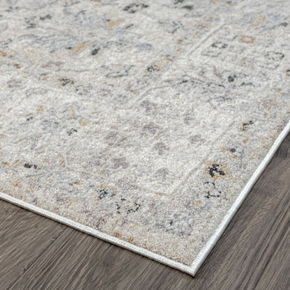 Easton 466 Sand Abstract, Transitional Hallway Runner