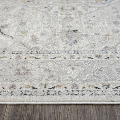 Easton 467 Stone Abstract, Transitional Hallway Runner