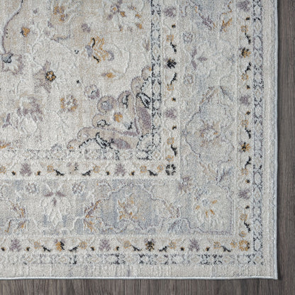 Easton 467 Stone Abstract, Transitional Hallway Runner