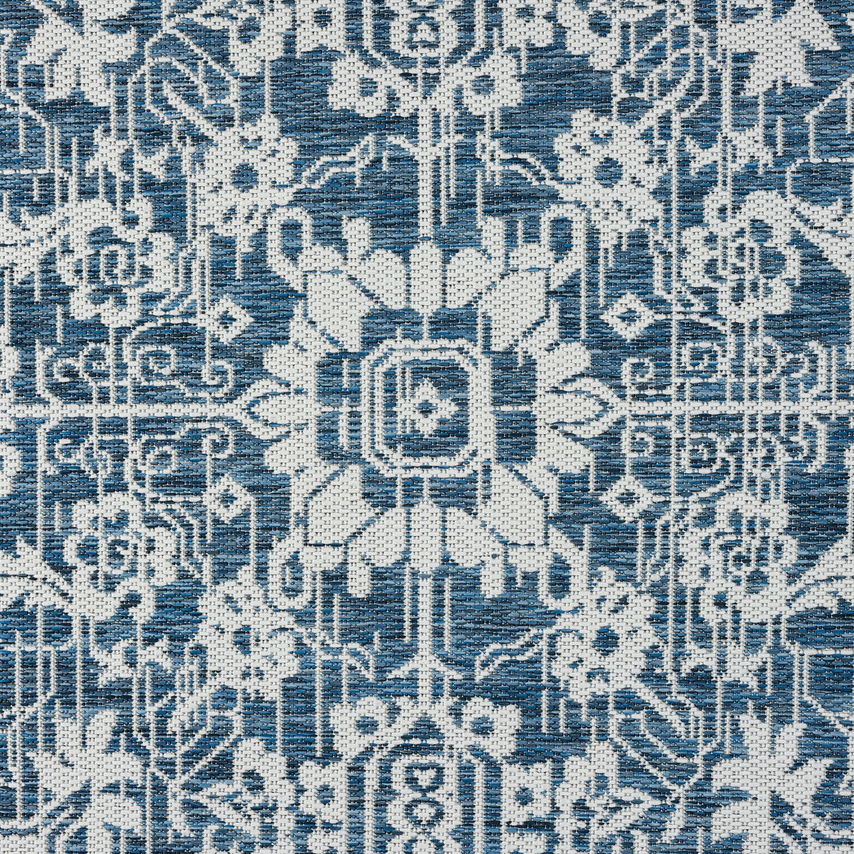 Patio 455 Denim Indoor Outdoor Indoor/Outdoor, Flatweave Rug