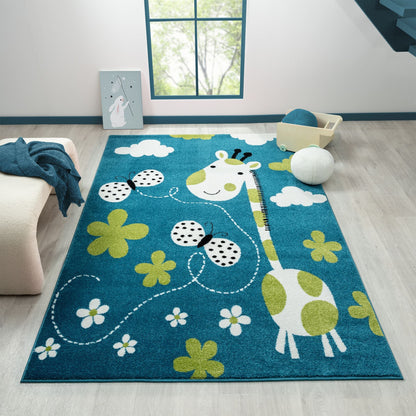 Kidsville 572 Blue Rug
