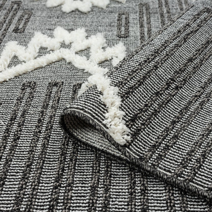 Cottage 544 Ash Geometric Rug