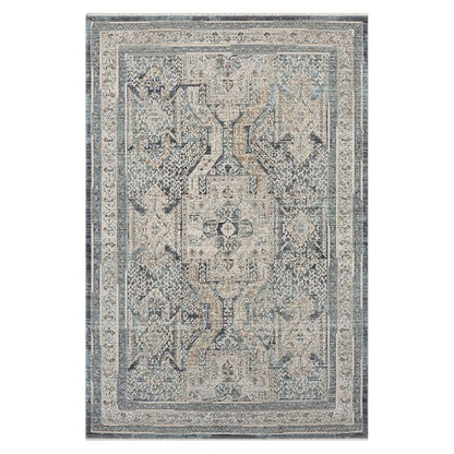Aubrey 6752 Charcoal Abstract, Traditional Rug