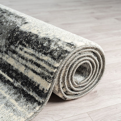 Astor 481 Charcoal Abstract Rug