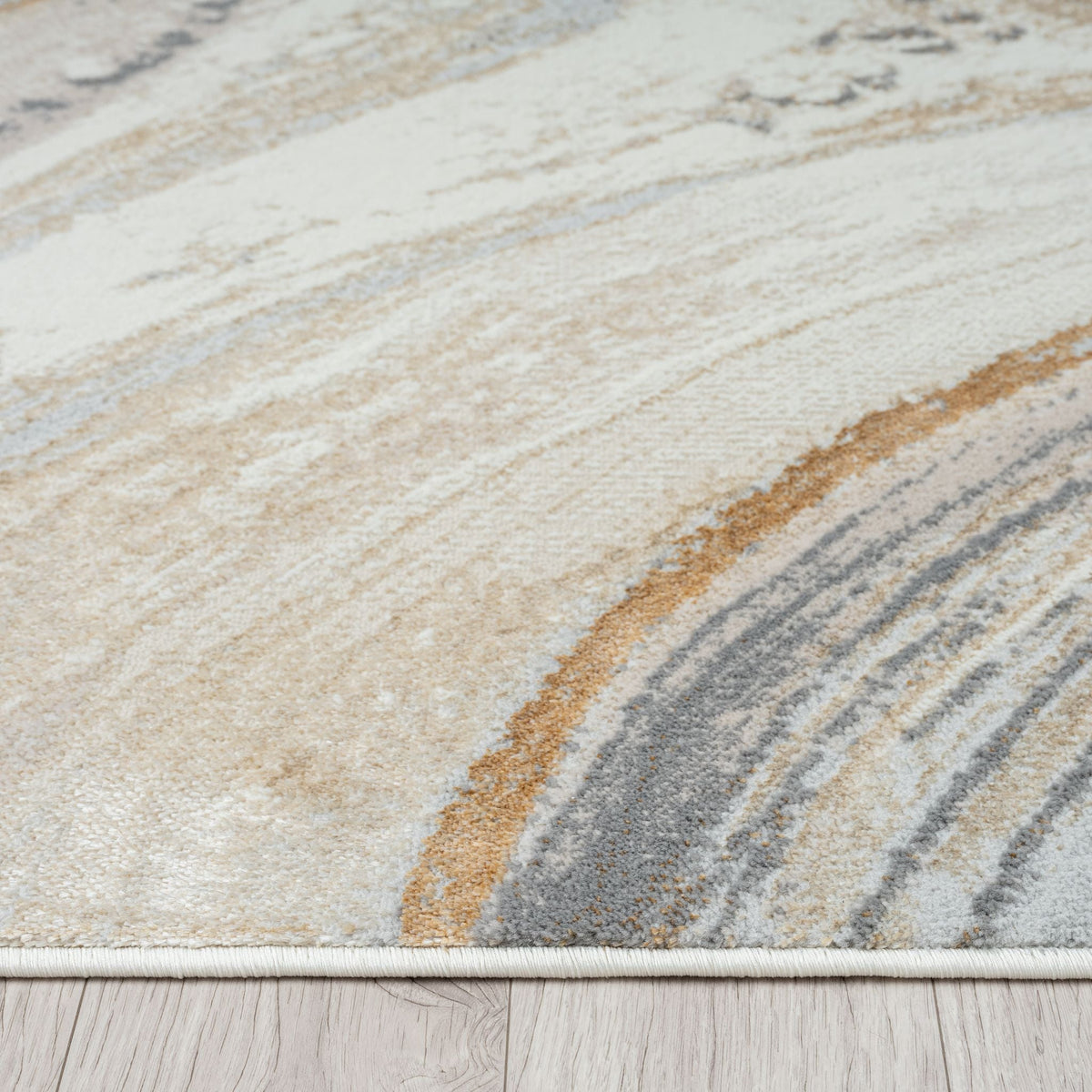 Amber 184 Sand Abstract, Geometric Rug