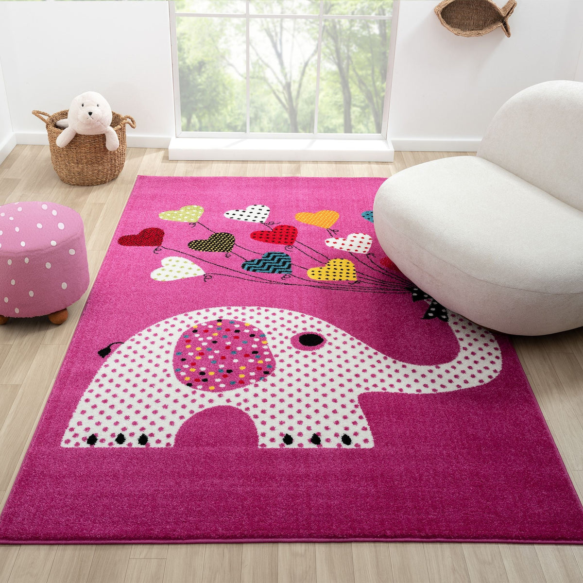 Kidsville 576 Pink Rug