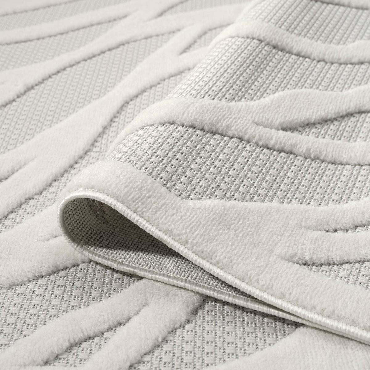 Calm 415 Ivory Geometric Rug