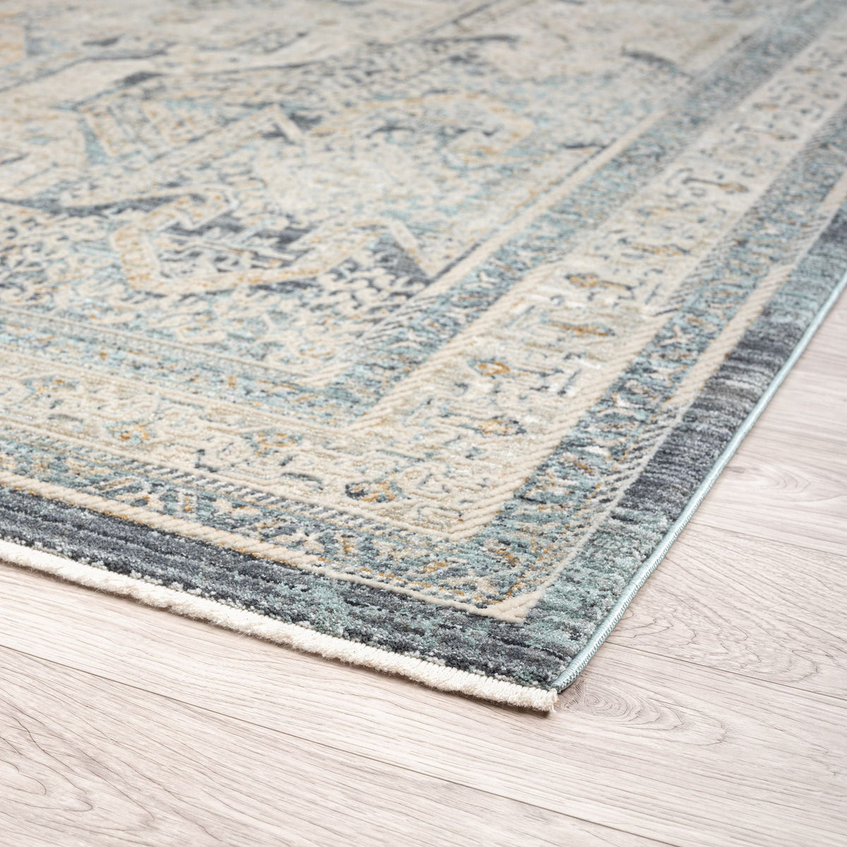 Aubrey 6752 Charcoal Abstract, Traditional Rug