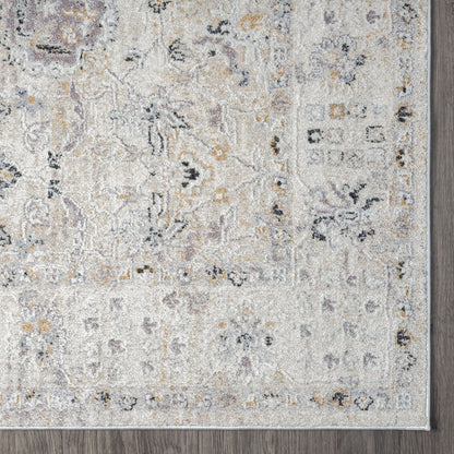 Easton 466 Sand Abstract, Transitional Hallway Runner