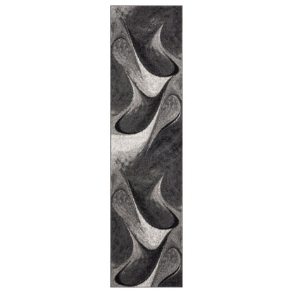 Adore 2316 Grey Abstract Hallway Runner