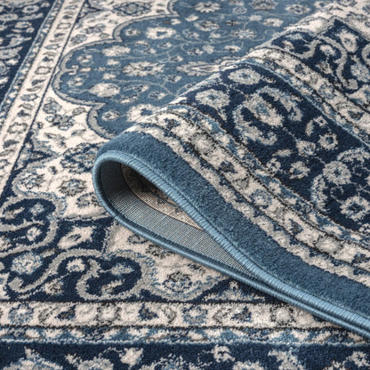 Sahara 895 Navy Traditional Hallway Runner