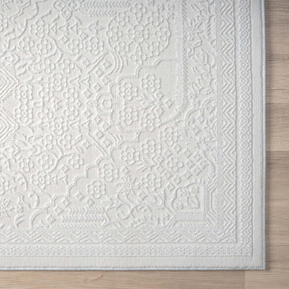 Fable 471 Ivory Abstract, Modern Rug