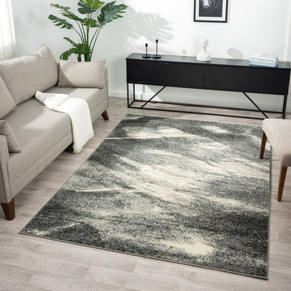 Astor 483 Ash Abstract Rug