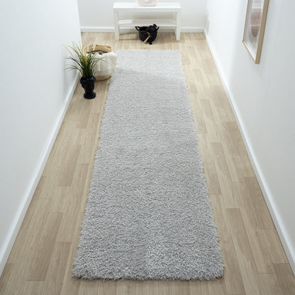 Fleecy 398 Cloud Shaggy Hallway Runner