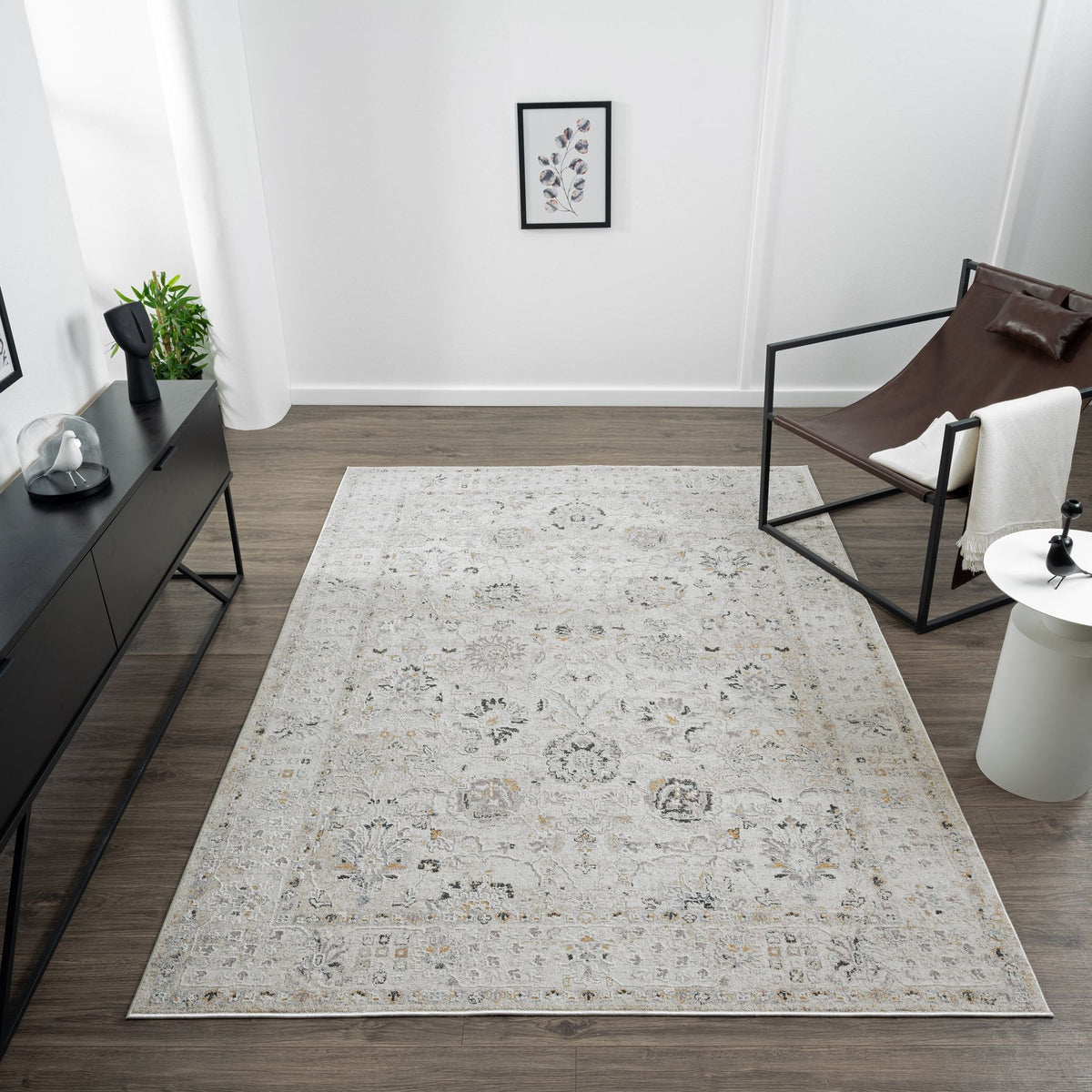 Easton 466 Sand Abstract, Transitional Rug