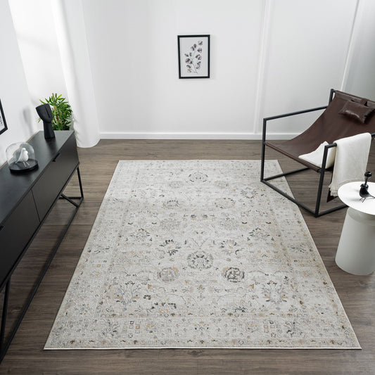 Easton 466 Sand Abstract, Transitional Rug