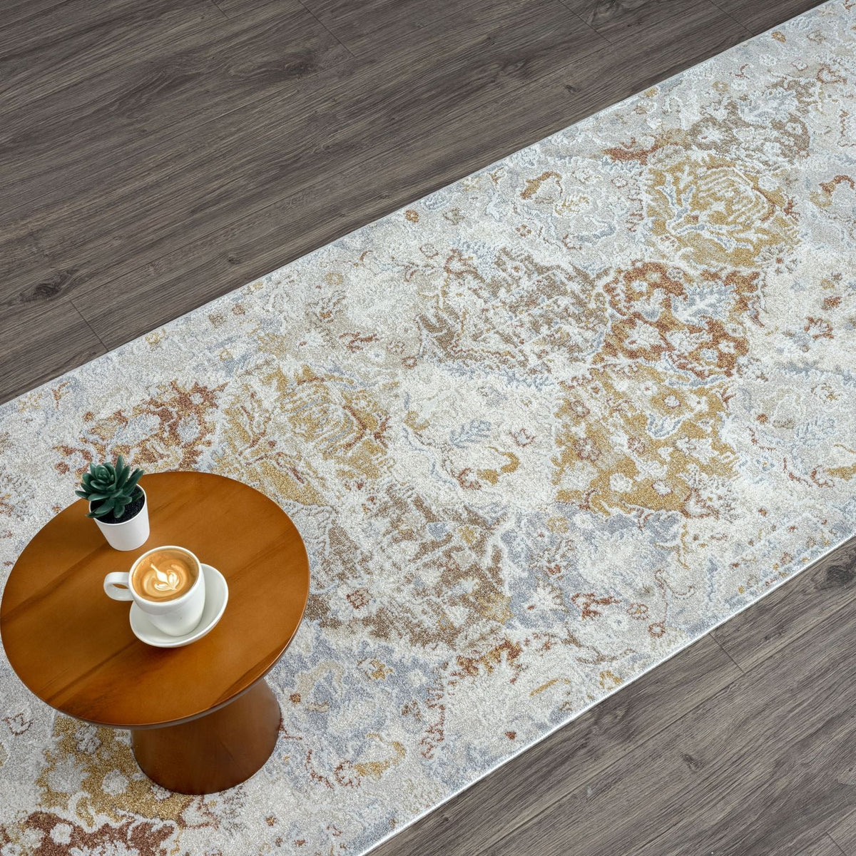 Easton 461 Multi Abstract, Transitional Hallway Runner